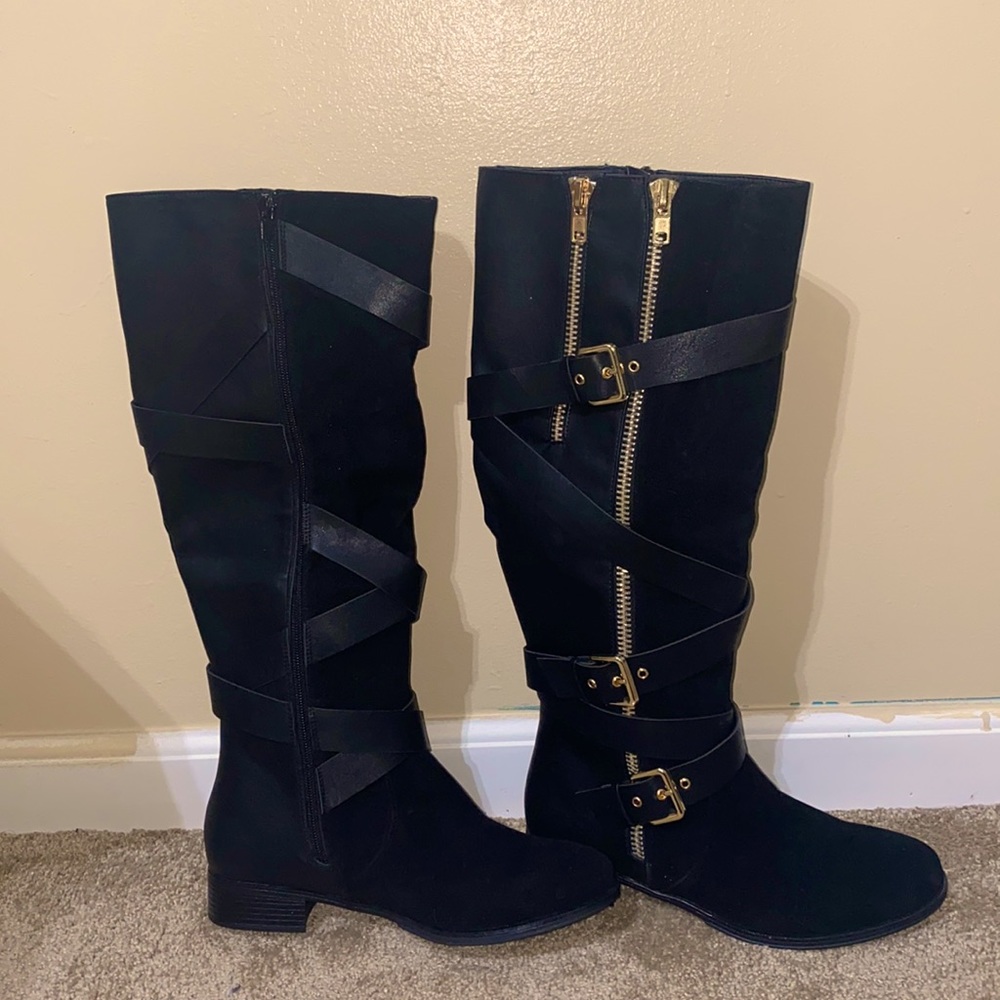 Black boots